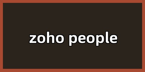 zoho people